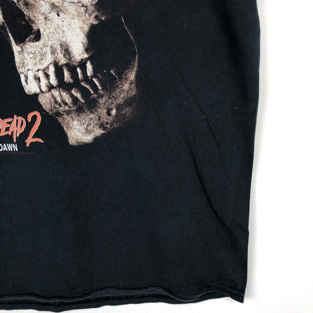 Gildan Evil Dead II Movie T-Shirt (Men's Size M) cotton black type Vintage Second Hand