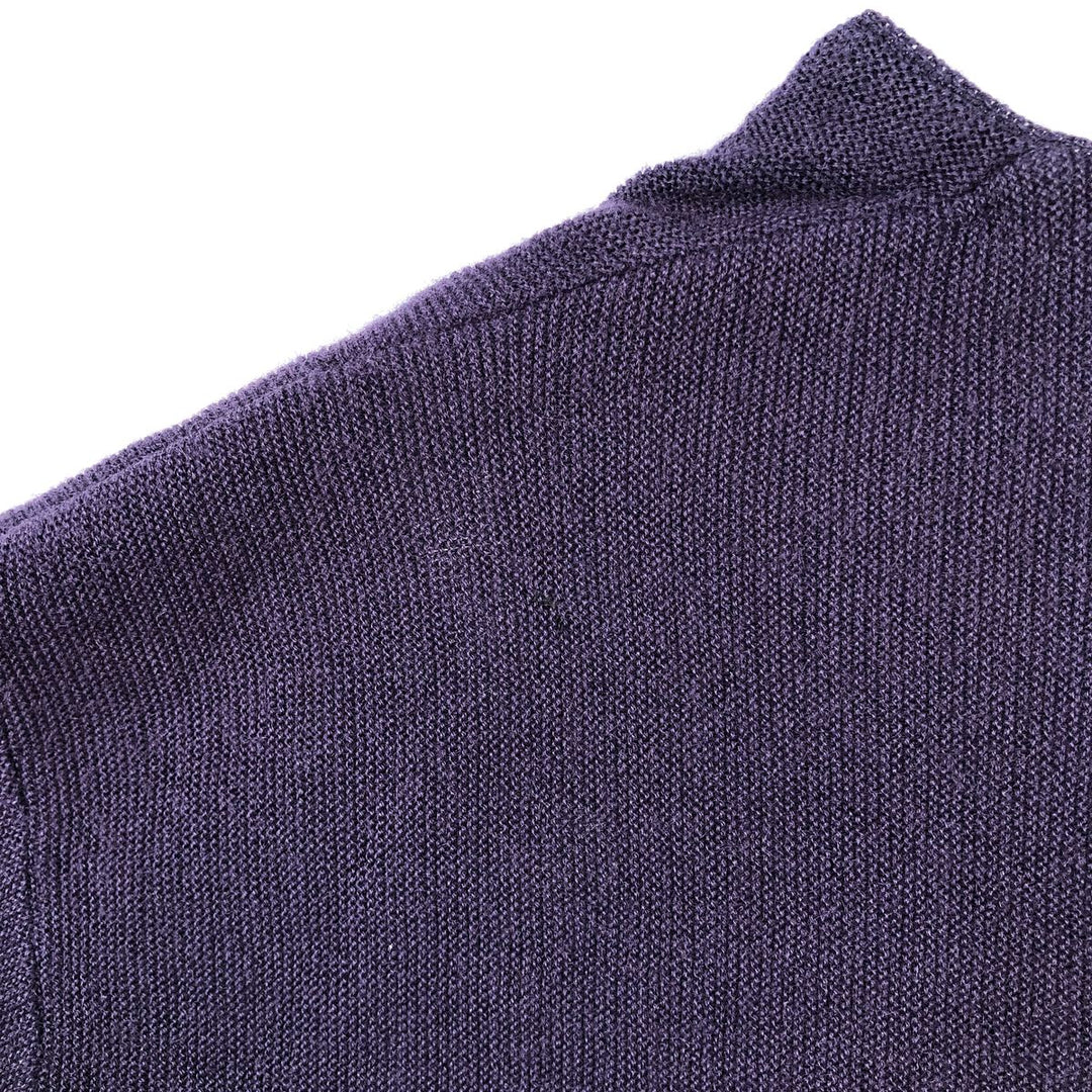 70s-80'S Pinnacle knit cardigan, made in USA, men's size XL equivalent, vintage. unclear purple type Vintage Second Hand