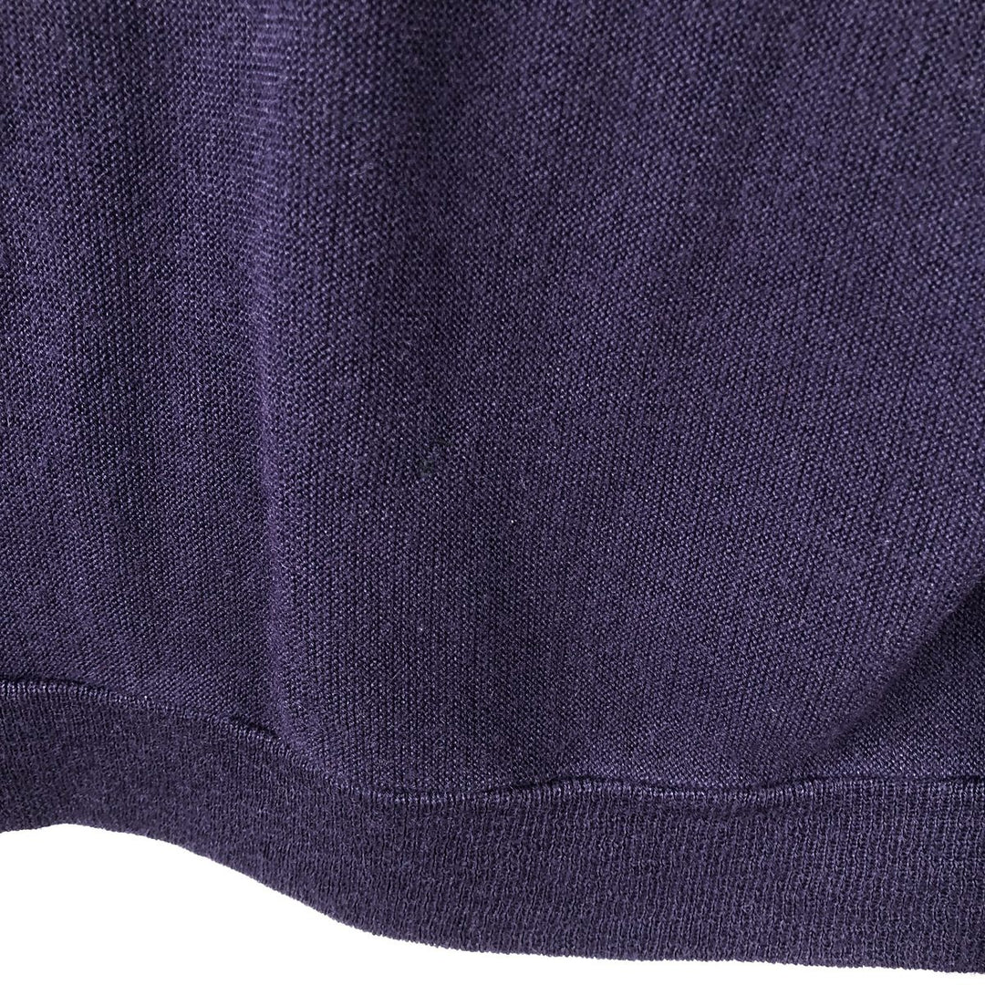70s-80'S Pinnacle knit cardigan, made in USA, men's size XL equivalent, vintage. unclear purple type Vintage Second Hand