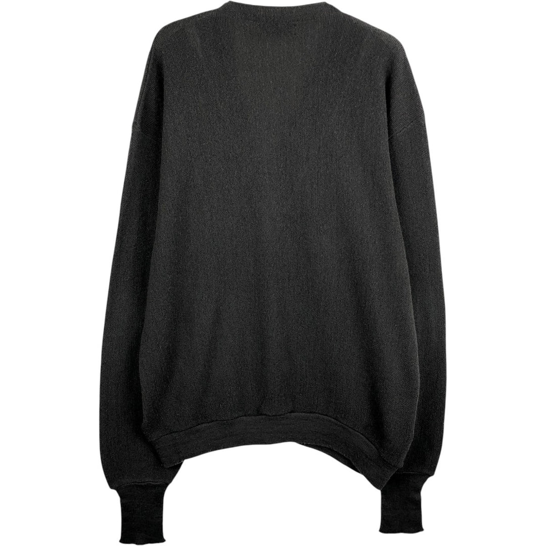 ~90'S Jantzen knit cardigan, made in USA, men's size XL equivalent, vintage. unclear Charcoal Vintage Second Hand