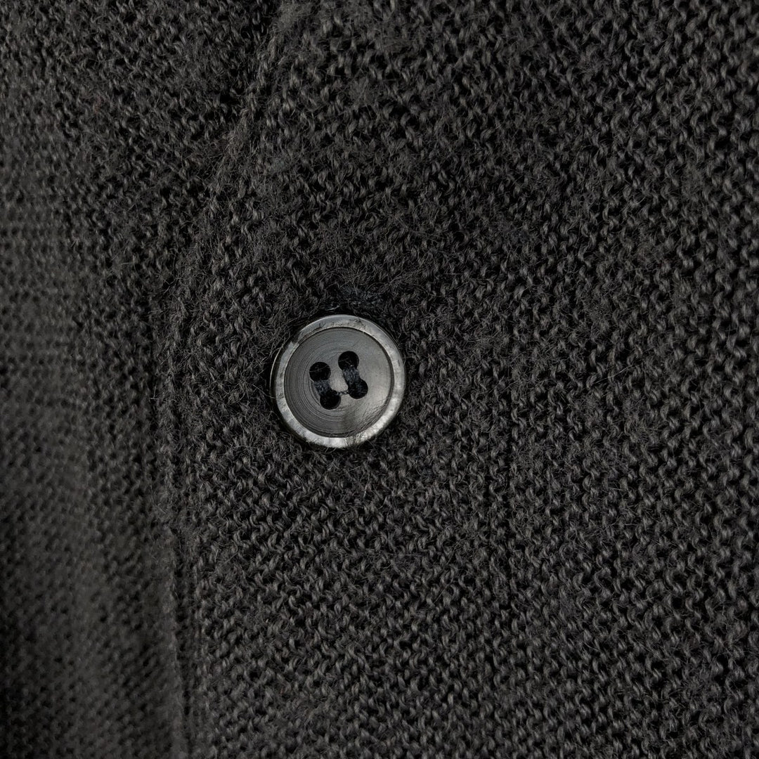 ~90'S Jantzen knit cardigan, made in USA, men's size XL equivalent, vintage. unclear Charcoal Vintage Second Hand