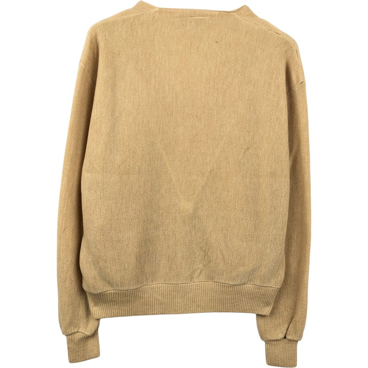 1970'S Charming Forge Acrylic Knit Cardigan, Made in USA, Men's Size XL (Equivalent), Vintage acrylic Beige type Vintage Second Hand