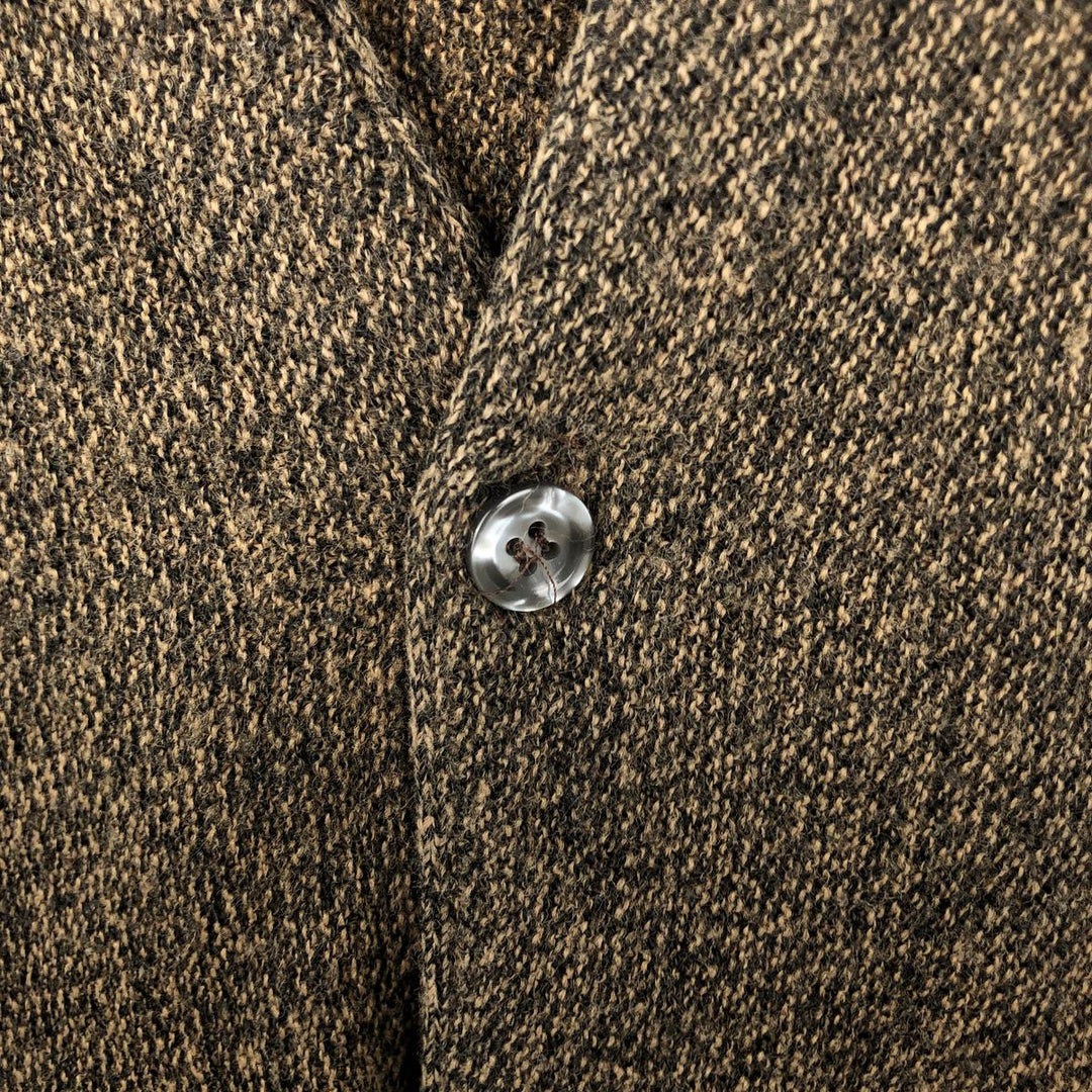 90'S Cypress Links knit cardigan, made in USA, men's size XL equivalent, vintage. unclear walnut Vintage Second Hand