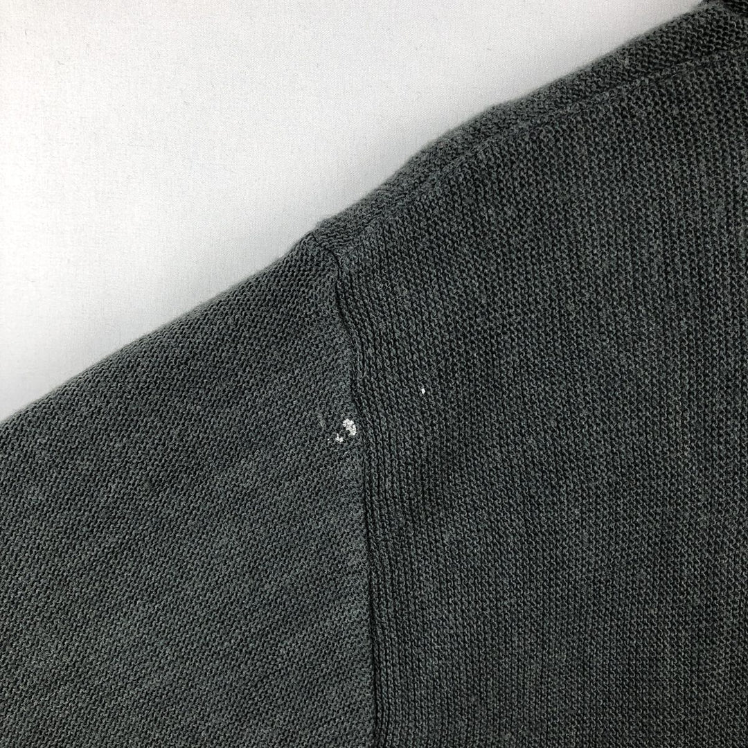 Vintage 90'S IZOD knit cardigan, made in the USA, men's size XL unclear gray type Vintage Second Hand