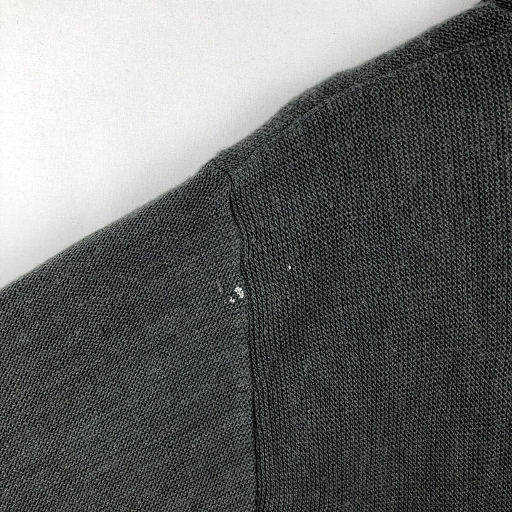 Vintage 90'S IZOD knit cardigan, made in the USA, men's size XL unclear gray type Vintage Second Hand