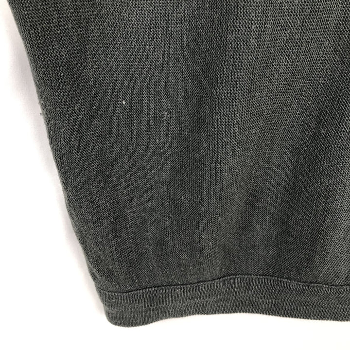 Vintage 90'S IZOD knit cardigan, made in the USA, men's size XL unclear gray type Vintage Second Hand