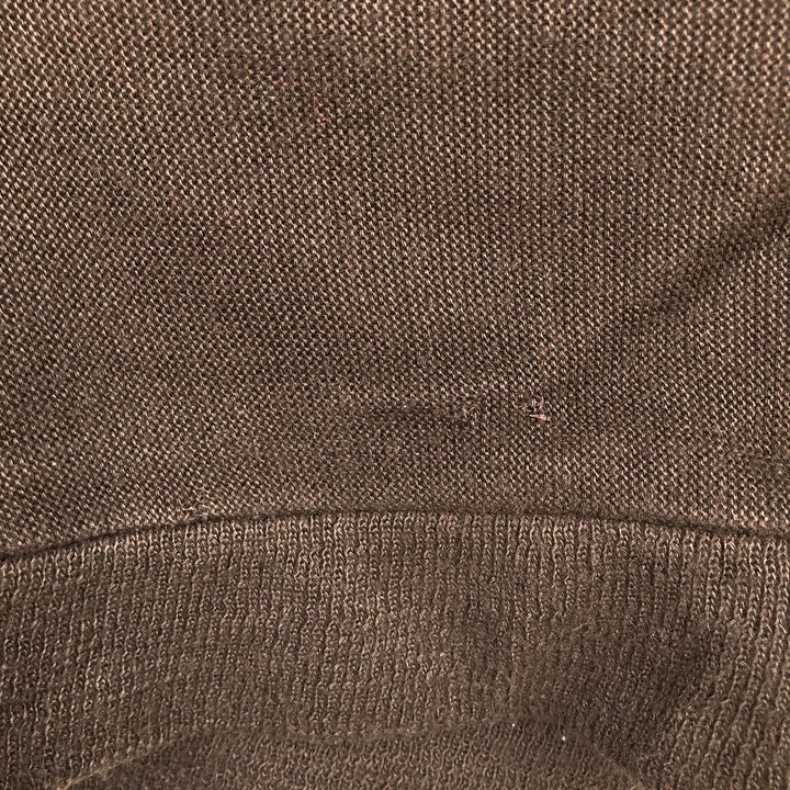 60s-70'S EDGEWORTH Acrylic Knit Cardigan, Made in USA, Men's XL equivalent, Vintage acrylic brown type Vintage Second Hand