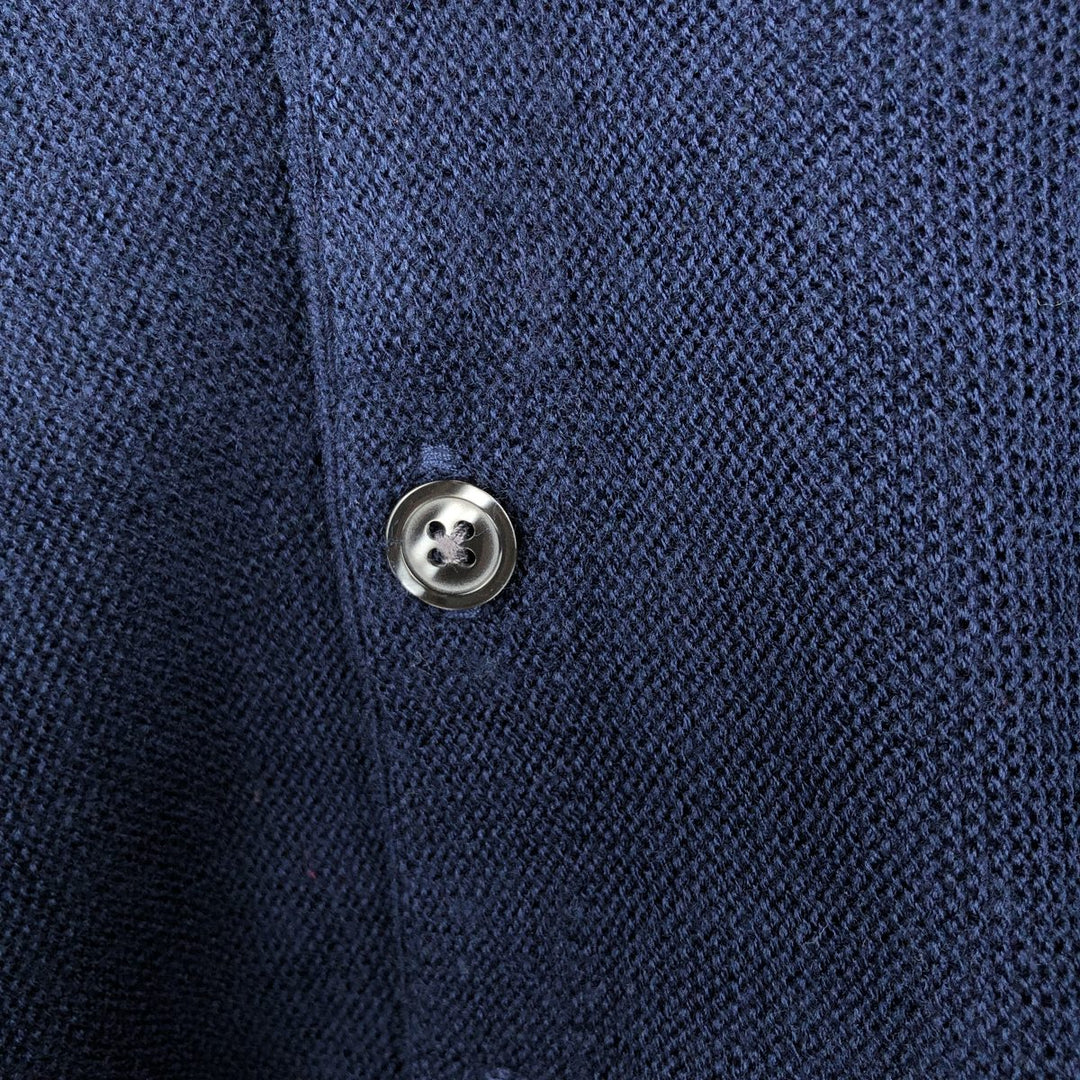 Vintage 90'S Jantzen acrylic knit cardigan, made in the USA, size M, men's acrylic navy blue type Vintage Second Hand
