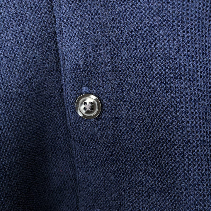 Vintage 90'S Jantzen acrylic knit cardigan, made in the USA, size M, men's acrylic navy blue type Vintage Second Hand