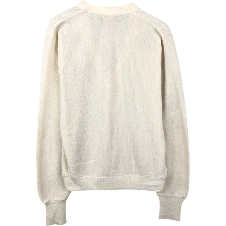 MUNSINGWEAR GRAND SLAM Acrylic Knit Cardigan, Men's Size M (equivalent) unclear ivory Vintage Second Hand