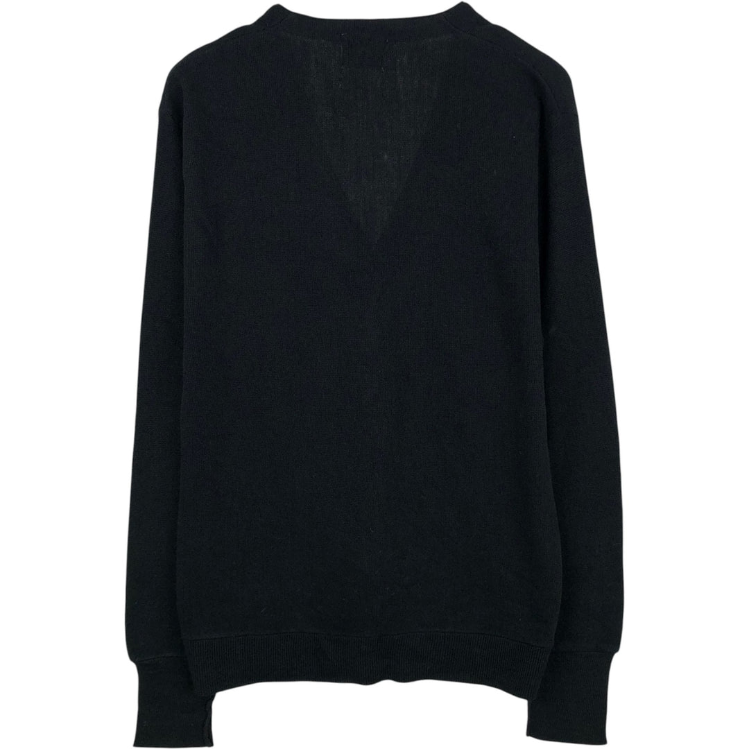 Pine State Classics Acrylic Knit Cardigan, Made in USA, Men's Size L (approx.) acrylic black type Vintage Second Hand