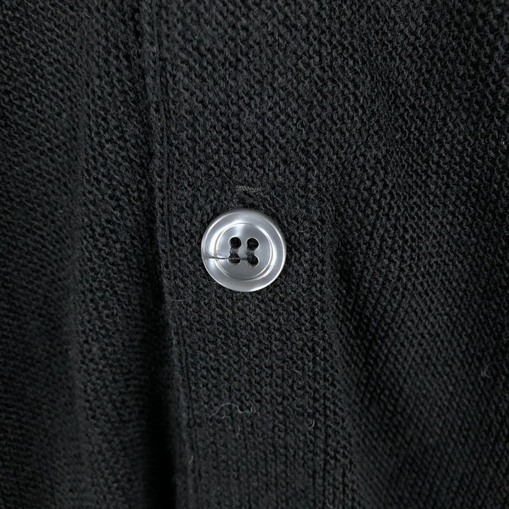 Pine State Classics Acrylic Knit Cardigan, Made in USA, Men's Size L (approx.) acrylic black type Vintage Second Hand