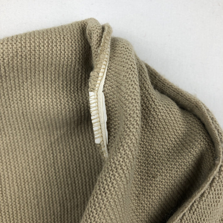 80s-90'S PINE STATE CLASSICS knit cardigan, made in USA, men's size L equivalent, vintage. unclear Beige type Vintage Second Hand