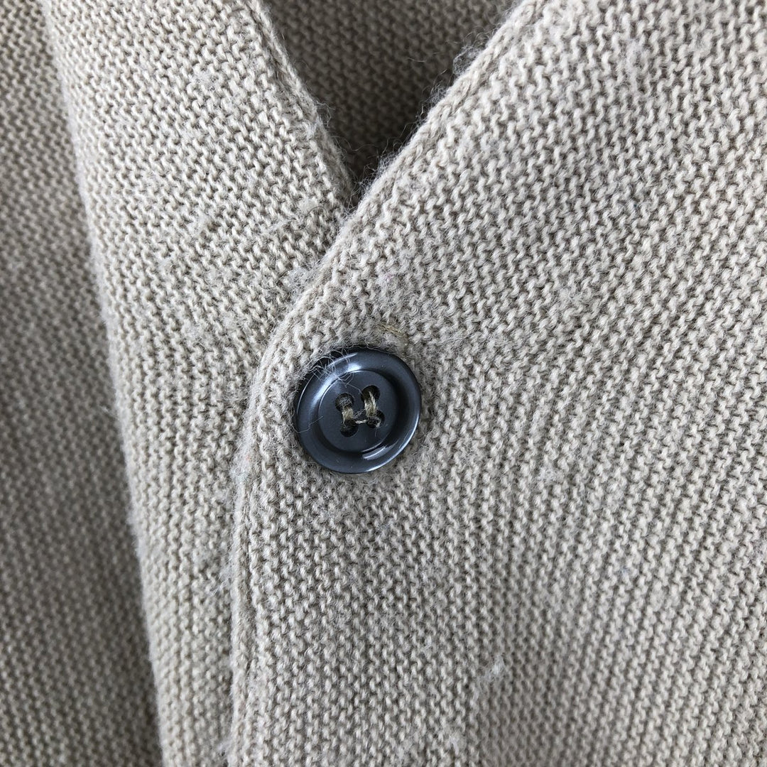80s-90'S PINE STATE CLASSICS knit cardigan, made in USA, men's size L equivalent, vintage. unclear Beige type Vintage Second Hand