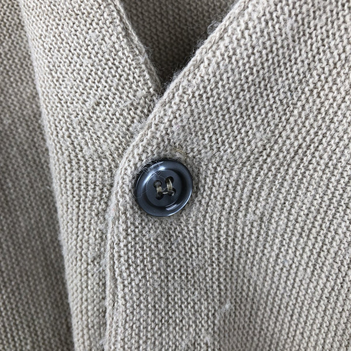 80s-90'S PINE STATE CLASSICS knit cardigan, made in USA, men's size L equivalent, vintage. unclear Beige type Vintage Second Hand