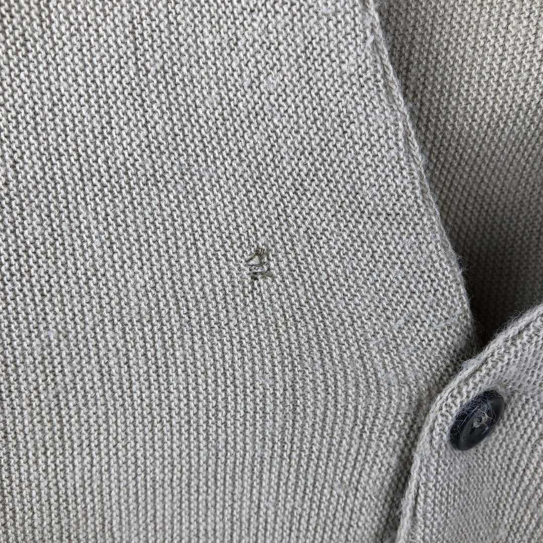 80s-90'S PINE STATE CLASSICS knit cardigan, made in USA, men's size L equivalent, vintage. unclear Beige type Vintage Second Hand