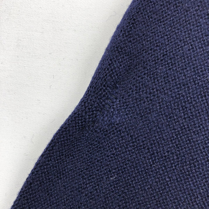 Vintage 90'S DAVID TAYLOR acrylic knit cardigan, made in the USA, size L, men's acrylic navy blue type Vintage Second Hand