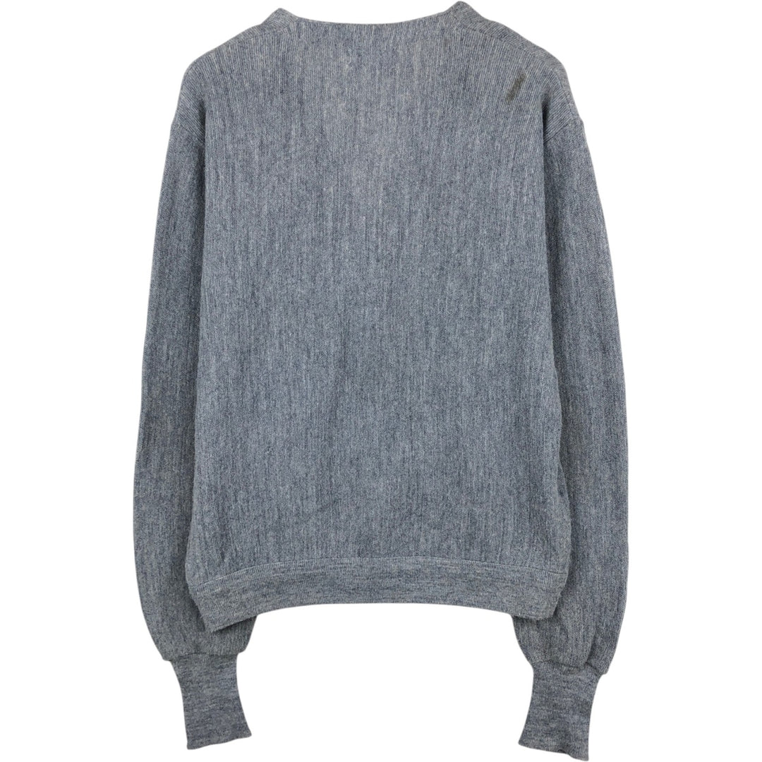 ~90'S THE KIMBERTON CO PICKERING knit cardigan, made in USA, men's size L equivalent, vintage. unclear gray type Vintage Second Hand