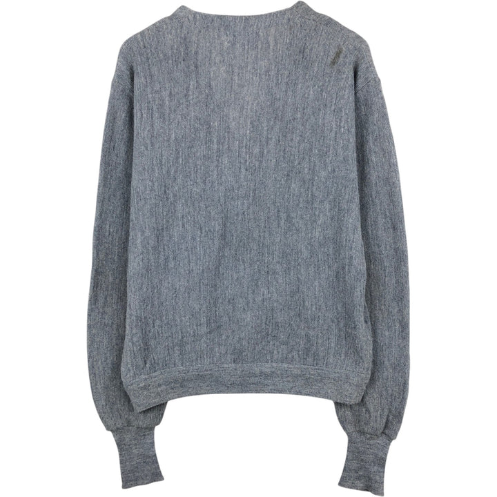 ~90'S THE KIMBERTON CO PICKERING knit cardigan, made in USA, men's size L equivalent, vintage. unclear gray type Vintage Second Hand