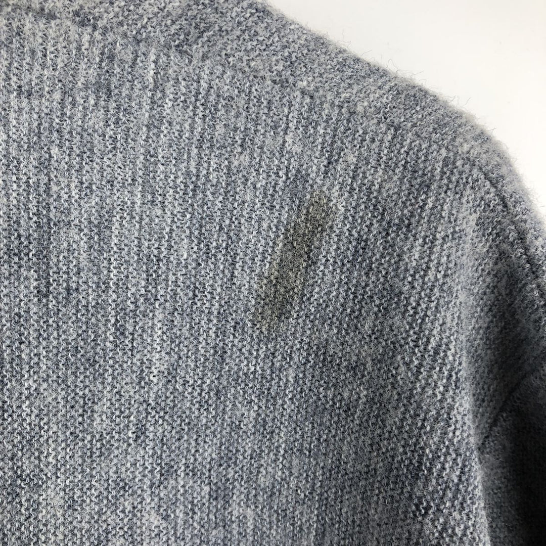 ~90'S THE KIMBERTON CO PICKERING knit cardigan, made in USA, men's size L equivalent, vintage. unclear gray type Vintage Second Hand
