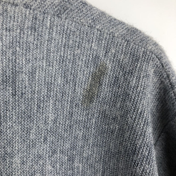 ~90'S THE KIMBERTON CO PICKERING knit cardigan, made in USA, men's size L equivalent, vintage. unclear gray type Vintage Second Hand