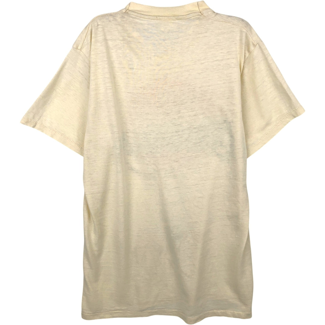 ~90'S Santana Band T-shirt, Men's Size M (approx.), Vintage polyester Beige type Vintage Second Hand