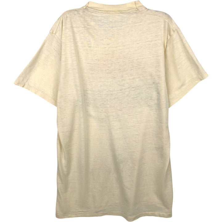 ~90'S Santana Band T-shirt, Men's Size M (approx.), Vintage polyester Beige type Vintage Second Hand