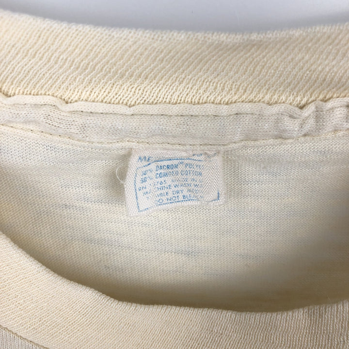 ~90'S Santana Band T-shirt, Men's Size M (approx.), Vintage polyester Beige type Vintage Second Hand