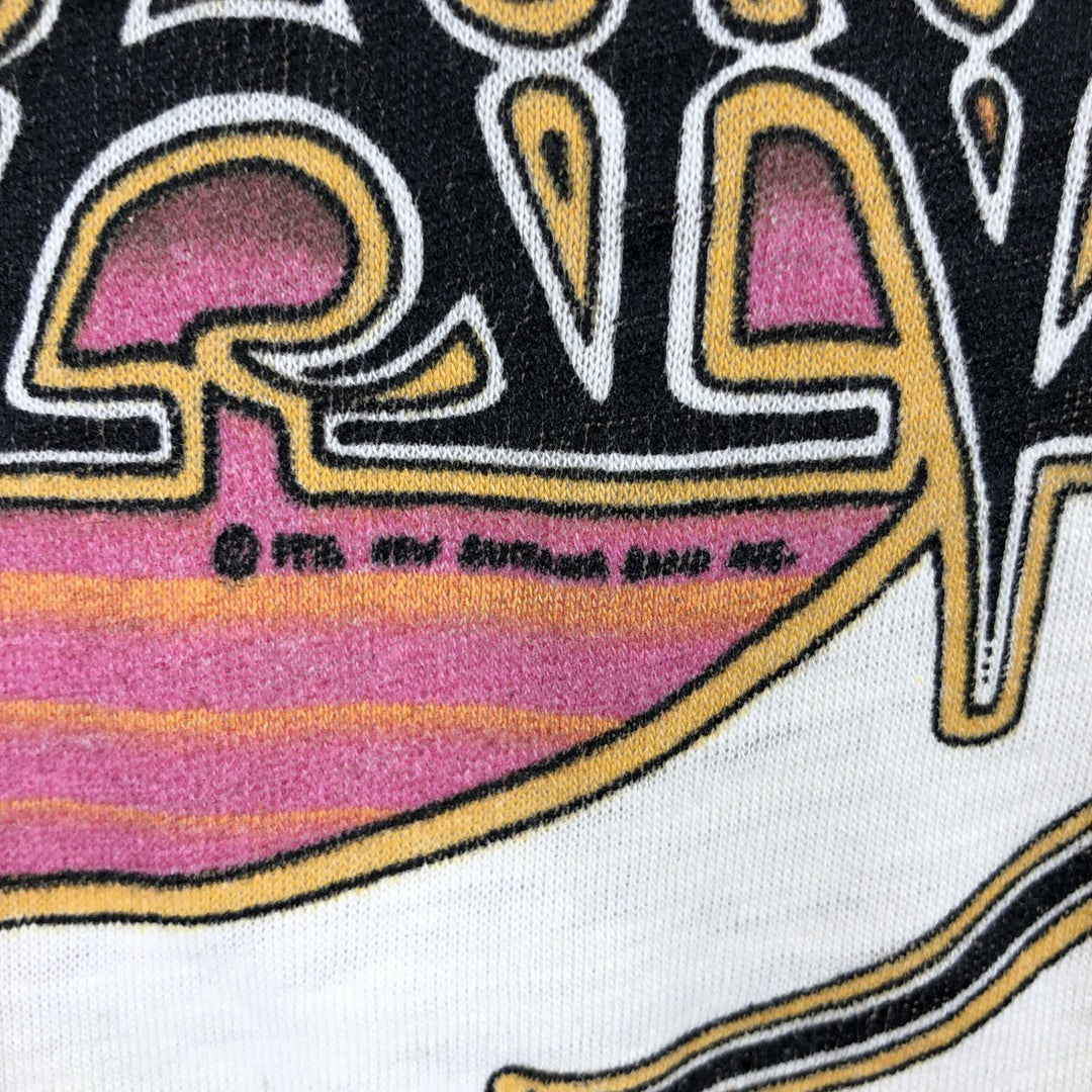 ~90'S Santana Band T-shirt, Men's Size M (approx.), Vintage polyester Beige type Vintage Second Hand
