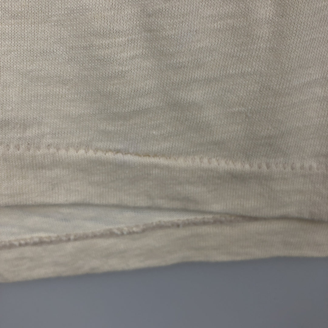 ~90'S Santana Band T-shirt, Men's Size M (approx.), Vintage polyester Beige type Vintage Second Hand