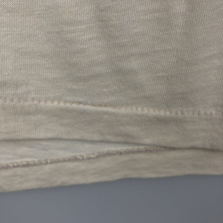 ~90'S Santana Band T-shirt, Men's Size M (approx.), Vintage polyester Beige type Vintage Second Hand