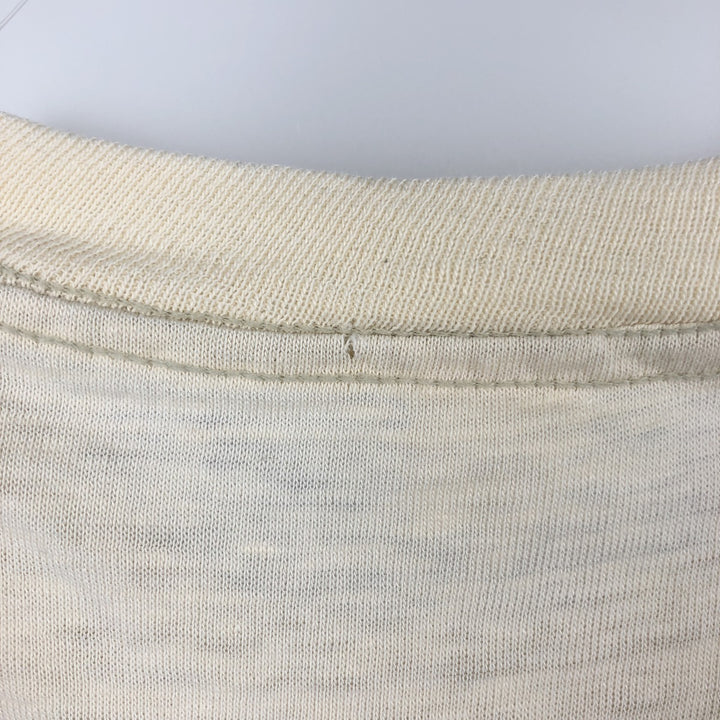 ~90'S Santana Band T-shirt, Men's Size M (approx.), Vintage polyester Beige type Vintage Second Hand