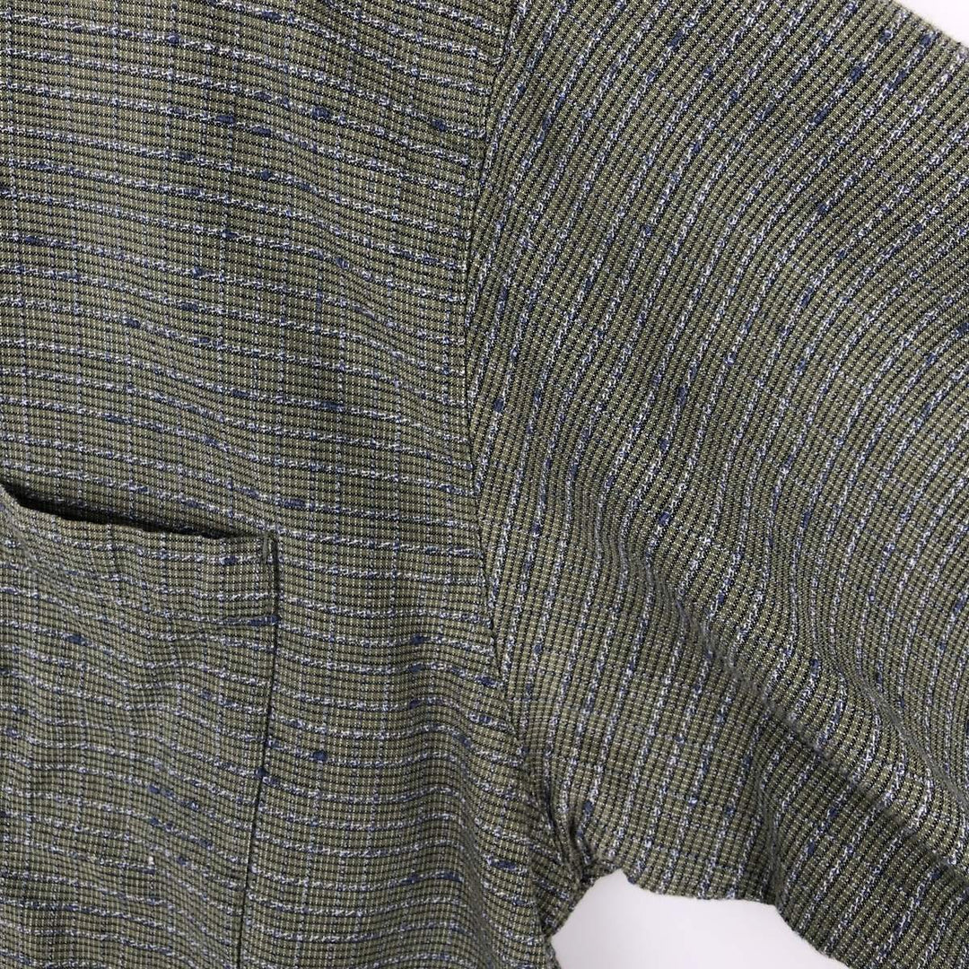 2000'S Columbia Short Sleeve Cotton Check Box Shirt, Men's Size L cotton green type Vintage Second Hand