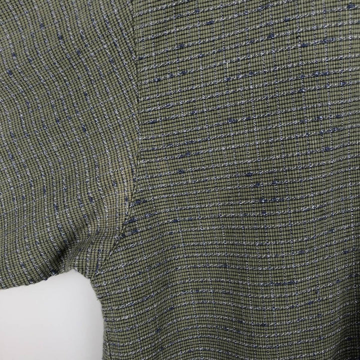 2000'S Columbia Short Sleeve Cotton Check Box Shirt, Men's Size L cotton green type Vintage Second Hand