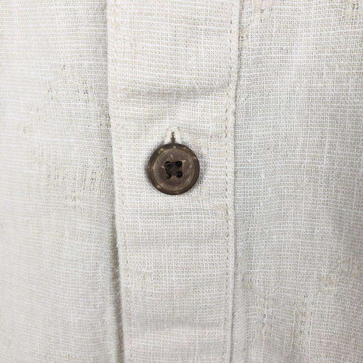 Patagonia 53139SP20 Backstep Shirt, Short Sleeve, Hemp x Cotton, Boxy Shirt, Men's Size L (approx.) Hemp ivory Vintage Second Hand