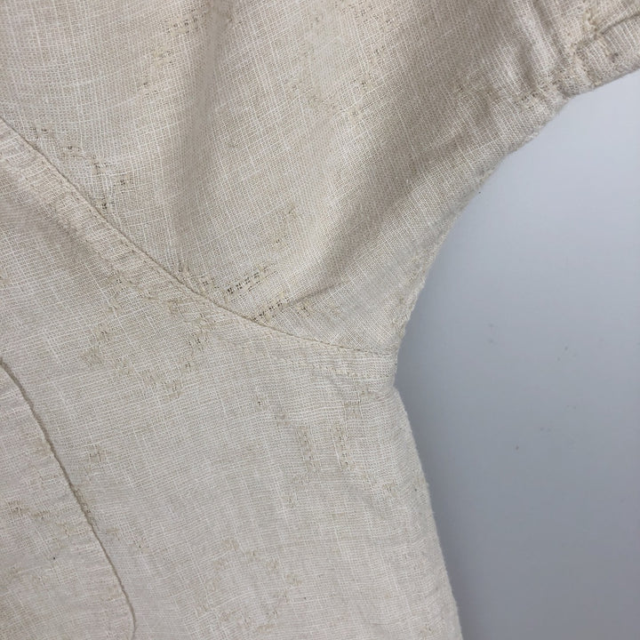 Patagonia 53139SP20 Backstep Shirt, Short Sleeve, Hemp x Cotton, Boxy Shirt, Men's Size L (approx.) Hemp ivory Vintage Second Hand