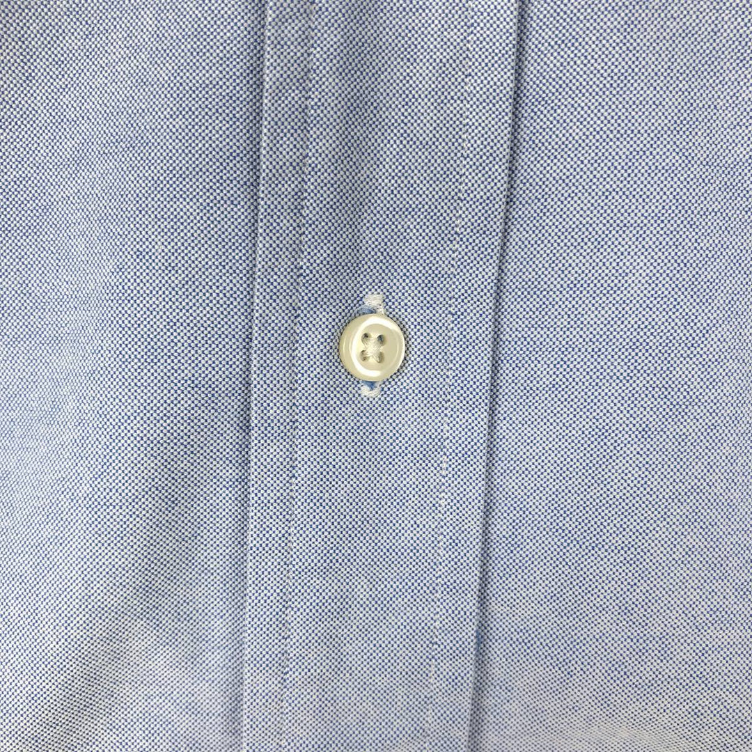 Ralph Lauren Classic Fit short sleeve button down shirt, men's size M cotton Blue type light blue Vintage Second Hand