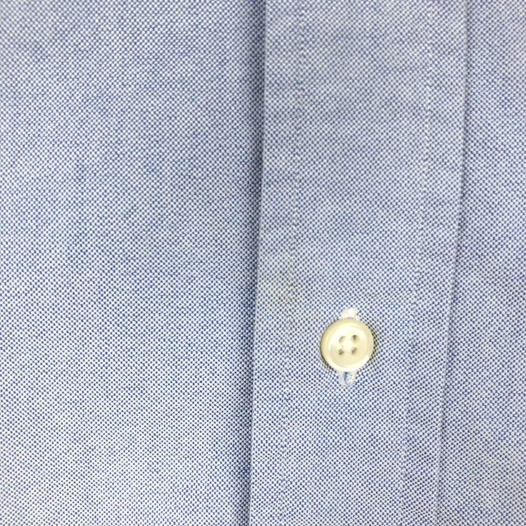 Ralph Lauren Classic Fit short sleeve button down shirt, men's size M cotton Blue type light blue Vintage Second Hand