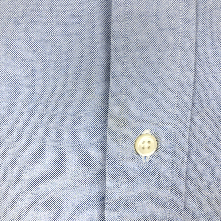 Ralph Lauren Classic Fit short sleeve button down shirt, men's size M cotton Blue type light blue Vintage Second Hand