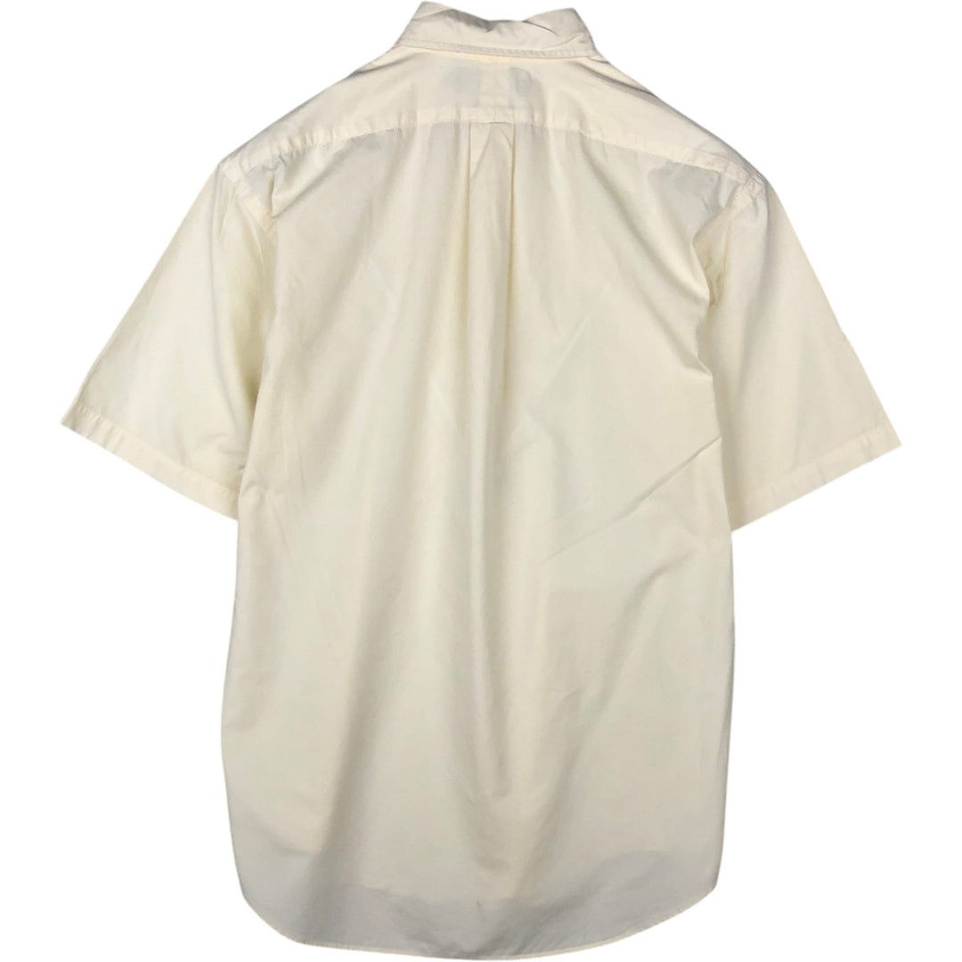 Ralph Lauren BLAKE short sleeve button down shirt, men's size S cotton lemon yellow Vintage Second Hand