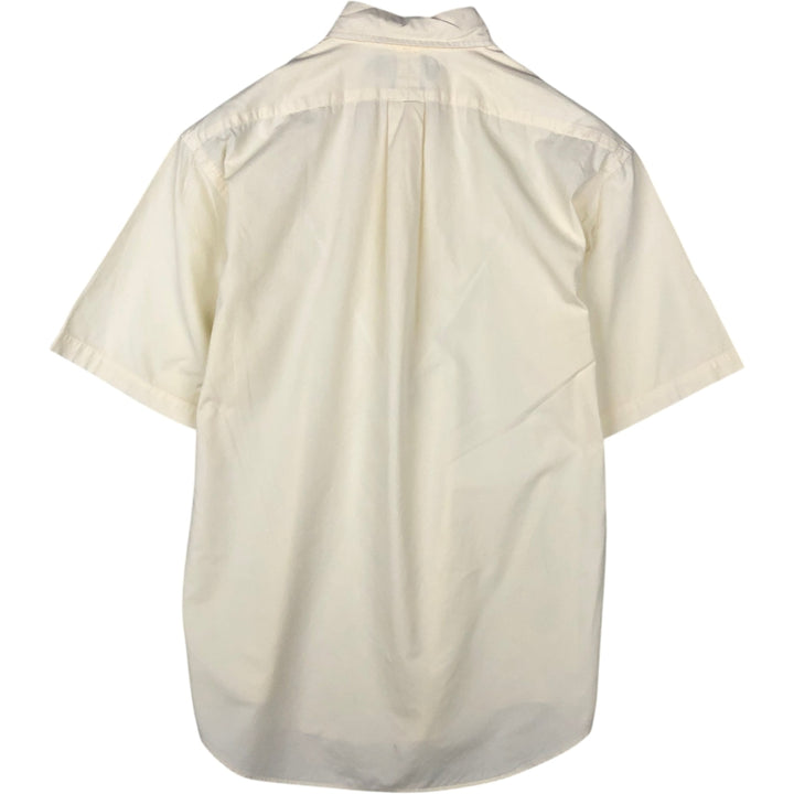 Ralph Lauren BLAKE short sleeve button down shirt, men's size S cotton lemon yellow Vintage Second Hand