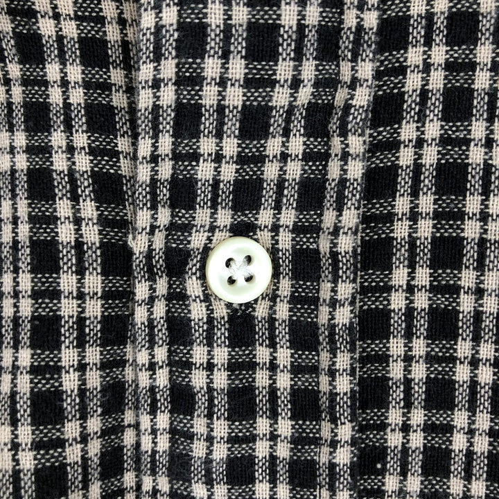 Ralph Lauren BLAKE short sleeve button down check shirt men's XL size cotton Beige type Vintage Second Hand