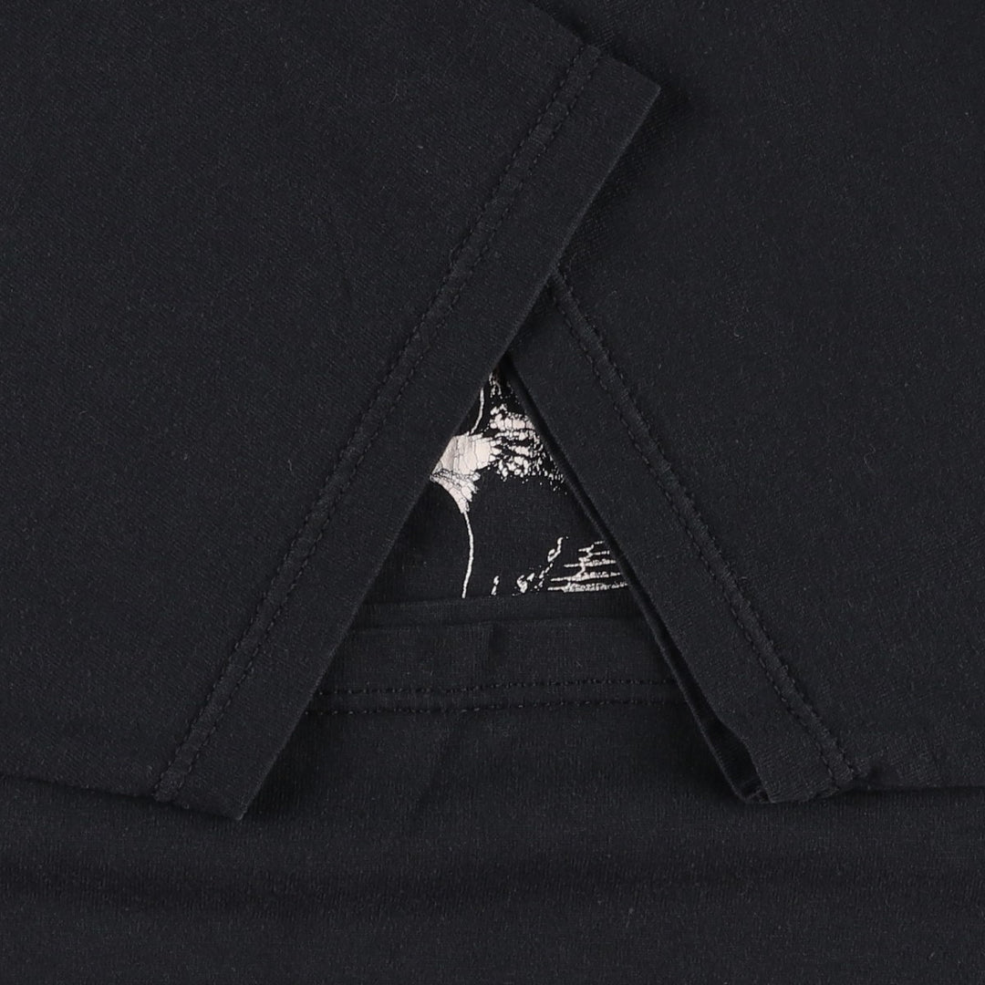 90'S Jerzees Eagle Pattern Animal T-Shirt, Made in USA, Men's Size M (approx.), Vintage cotton black type Vintage Second Hand
