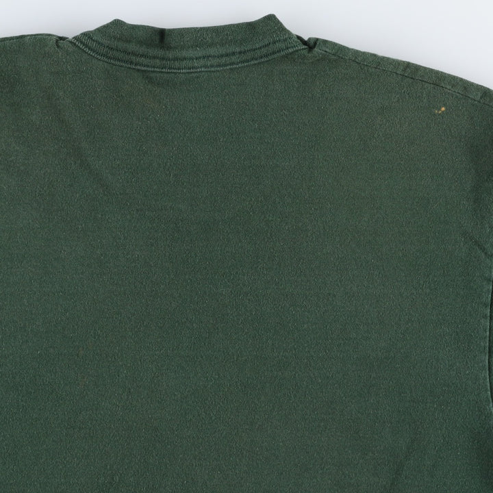 90'S Fruit of the Loom Heavy Cotton Frog Pattern Animal T-Shirt, Made in USA, Men's Size L (approx.), Vintage cotton green type Vintage Second Hand