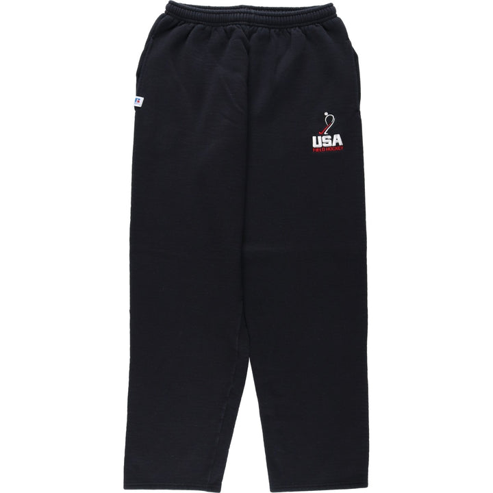 Russell Athletic sweatpants, men's size L (equivalent) cotton black type Vintage Second Hand