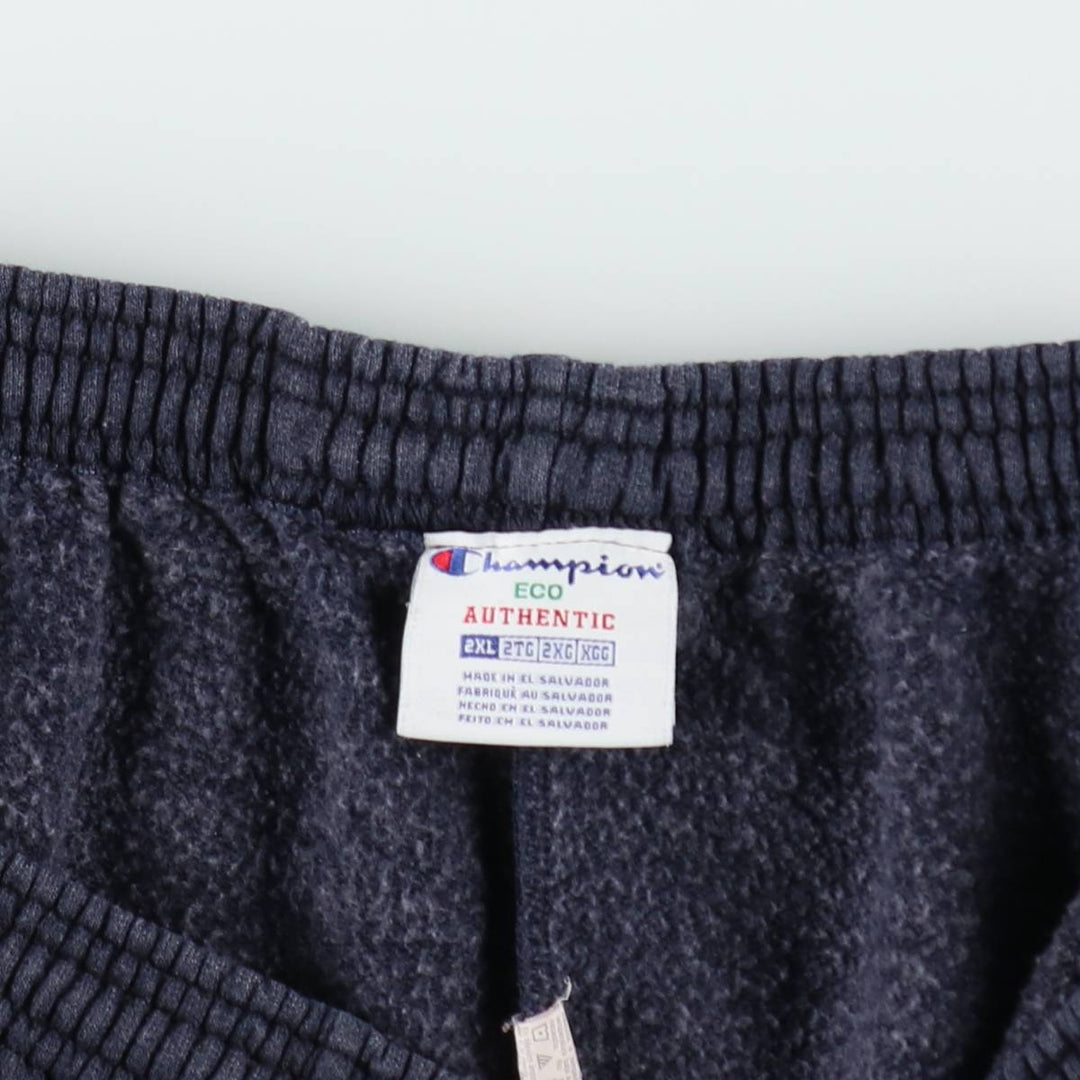 Champion ECO AUTHENTIC Sweatpants, Men's XXL (approx.) cotton navy blue type Vintage Second Hand