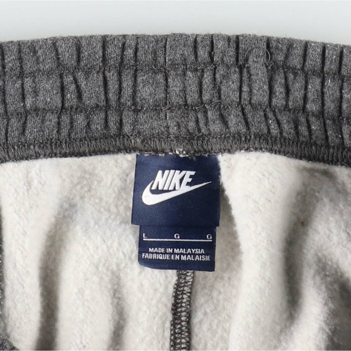 Nike Sweatpants, Men's Size L cotton Charcoal Vintage Second Hand