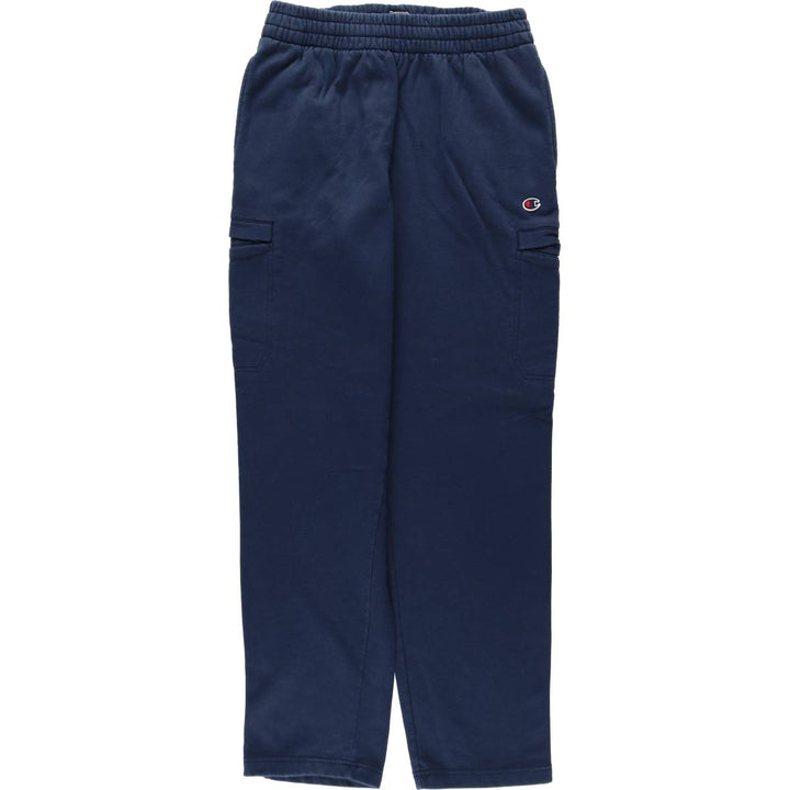 Champion sweatpants, men's size L (approx.), vintage. cotton navy blue type Vintage Second Hand