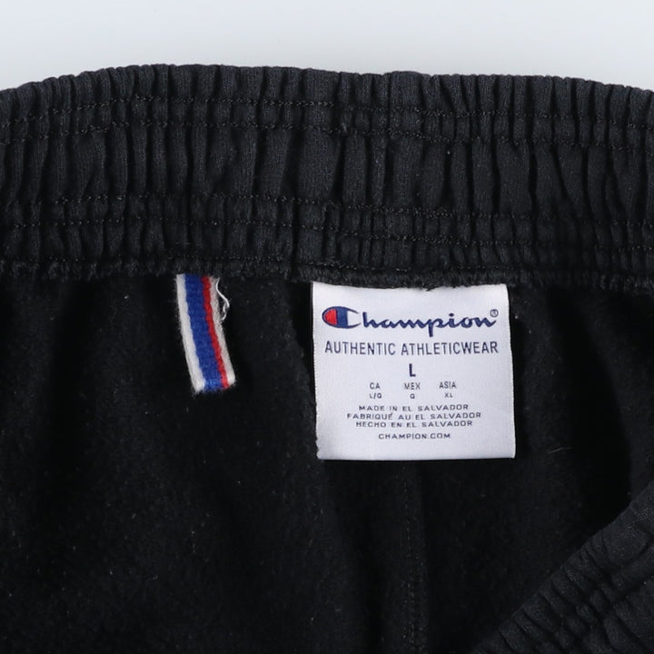 Champion Authentic Athleticwear Sweatpants, Men's Size L cotton black type Vintage Second Hand