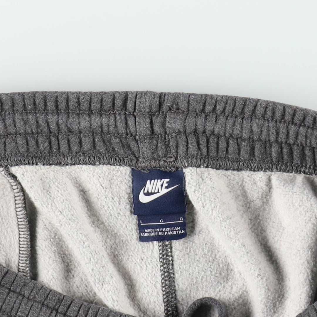 Nike Sweatpants, Men's Size L cotton gray type Vintage Second Hand